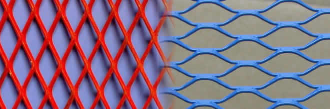 powder coated anti-rusting metal mesh fence