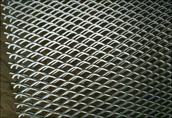 Galvanized steel expanded metal, air vent grill